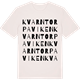 Vintage White t-shirt med Kvarntorpaviken ordlek t-shirt