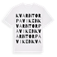 Kvarntorpaviken ordlek t-shirt