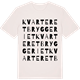 Vintage White t-shirt med Kvarteret Bryggeriet ordlek t-shirt