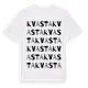 White t-shirt med Kvasta ordlek t-shirt