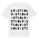 Kvastbo ordlek t-shirt