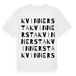Kvinnersta ordlek t-shirt – ekologisk bomull t-shirt från Pinshirt