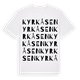 Kyrkåsen ordlek t-shirt