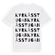 Kyrkåsstugan ordlek t-shirt
