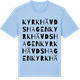 Blue Soul t-shirt med Kyrkhävdshagen ordlek t-shirt