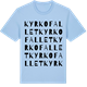 Blue Soul t-shirt med Kyrkofallet ordlek t-shirt