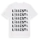 White t-shirt med Läbbesta ordlek t-shirt