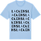 Blue Soul t-shirt med Lackens ordlek t-shirt