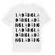 Ladäng ordlek t-shirt