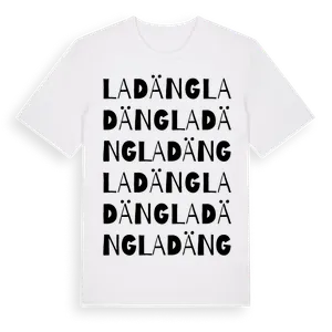 Ladäng ordlek t-shirt – ekologisk bomull t-shirt från Pinshirt