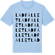 Blue Soul t-shirt med Ladfallet ordlek t-shirt