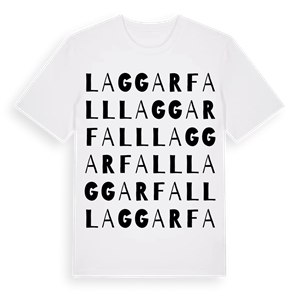 Laggarfall ordlek t-shirt – ekologisk bomull t-shirt från Pinshirt