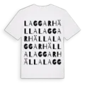 Laggarhälla ordlek t-shirt