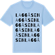 Blue Soul t-shirt med Laggåsen ordlek t-shirt