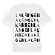 Lakängen ordlek t-shirt