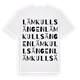Lämkullsängen ordlek t-shirt