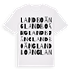 Landboäng ordlek t-shirt