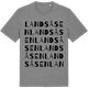Mid Heather Gray t-shirt med Landsåsen ordlek t-shirt