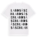 Landsåsen ordlek t-shirt