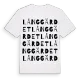 Långgärdet ordlek t-shirt