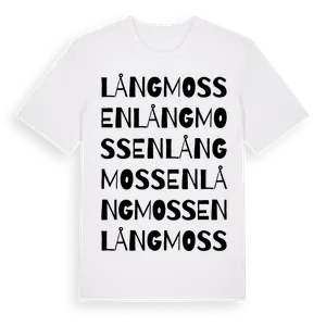 Långmossen ordlek t-shirt – ekologisk bomull t-shirt från Pinshirt