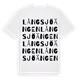 Långsjöängen ordlek t-shirt