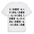Långvika mun ordlek t-shirt