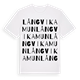 Långvika mun ordlek t-shirt