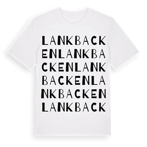 Lankbacken ordlek t-shirt – ekologisk bomull t-shirt från Pinshirt