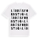 Lännäs fornstuga ordlek t-shirt