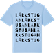 Blue Soul t-shirt med Lärkstugan ordlek t-shirt