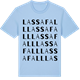 Blue Soul t-shirt med Lassafall ordlek t-shirt