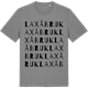 Mid Heather Gray t-shirt med Laxå bruk ordlek t-shirt