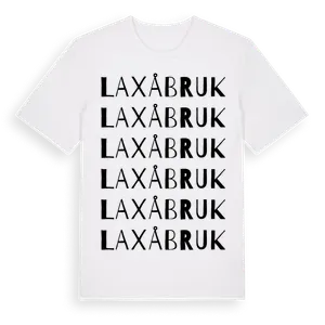 Laxå Bruk ordlek t-shirt – ekologisk bomull t-shirt från Pinshirt