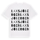 Laxsjöbergen ordlek t-shirt