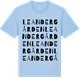 Blue Soul t-shirt med Leandergården ordlek t-shirt