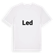 Led fetstil t-shirt