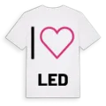 Jag älskar Led t-shirt stort tryck