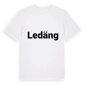 Ledäng fetstil t-shirt – ekologisk bomull t-shirt från Pinshirt