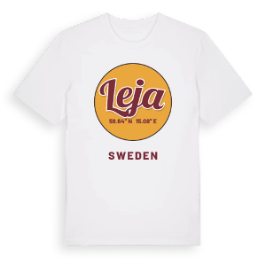 Leja cirkel t-shirt – ekologisk bomull t-shirt från Pinshirt