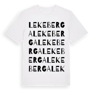 Lekeberga ordlek t-shirt – ekologisk bomull t-shirt från Pinshirt