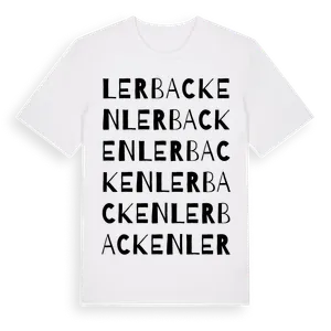 Lerbacken ordlek t-shirt – ekologisk bomull t-shirt från Pinshirt