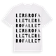 Lerbrofallet ordlek t-shirt