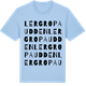 Blue Soul t-shirt med Lergropaudden ordlek t-shirt