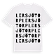 Lersjötorp ordlek t-shirt