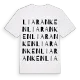 Liaranken ordlek t-shirt