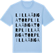 Blue Soul t-shirt med Lilla Ängatorp ordlek t-shirt