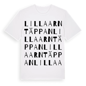 Lilla Arntäppan ordlek t-shirt – ekologisk bomull t-shirt från Pinshirt