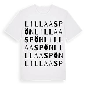 Lilla Aspön ordlek t-shirt – ekologisk bomull t-shirt från Pinshirt