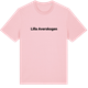Pink Cotton t-shirt med Lilla Averskogen fetstil t-shirt